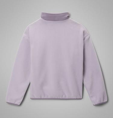 Youth Sequoia Grove Fleece Jacket, Color: Lavender Pearl, Shale Purple, image 4