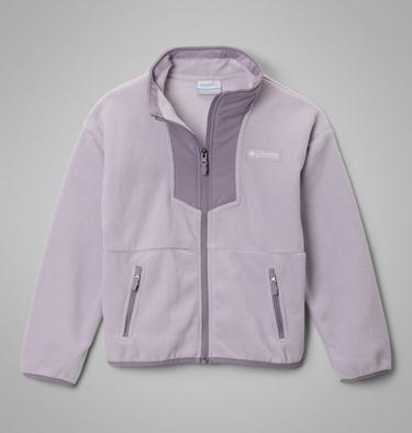Youth Sequoia Grove Fleece Jacket, Color: Lavender Pearl, Shale Purple, image 3