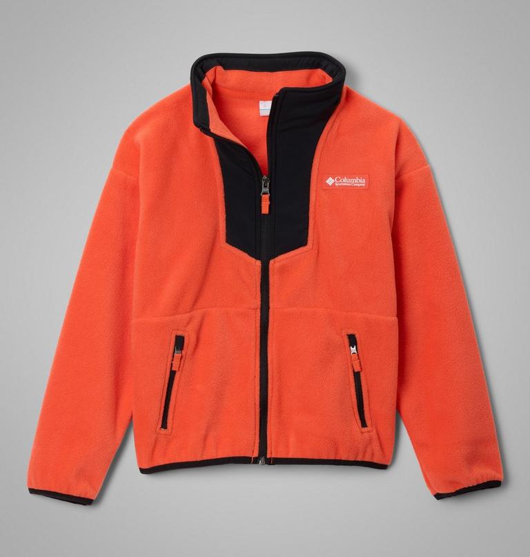 Youth Sequoia Grove Fleece Jacket, Color: Zing, Black, image 1