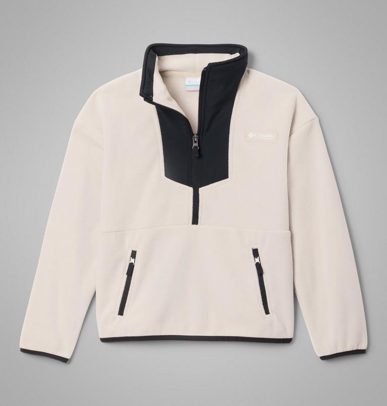 Youth Sequoia Grove Half Zip Fleece, Color: Dark Stone, Black, image 1