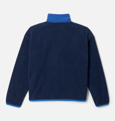 Youth Sequoia Grove Half Zip Fleece, Color: Collegiate Navy, Mountain Blue, image 4