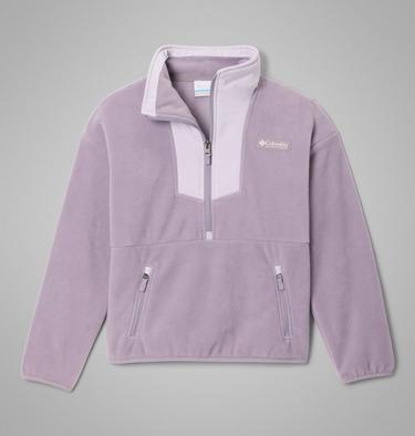 Youth Sequoia Grove Half Zip Fleece, Color: Shale Purple, Lavender Pearl, image 7