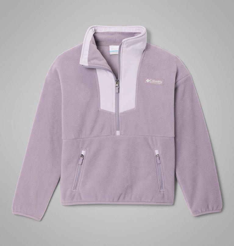 Youth Sequoia Grove Half Zip Fleece, Color: Shale Purple, Lavender Pearl, image 1
