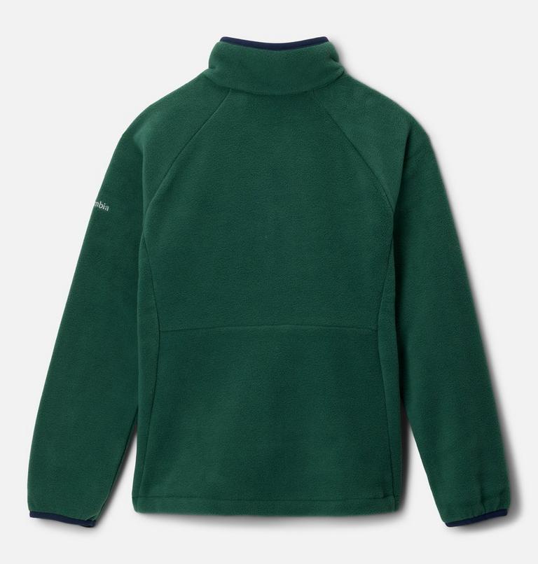 Youth Fast Trek IV Fleece Jacket, Color: Rain Forest, Collegiate Navy, image 2