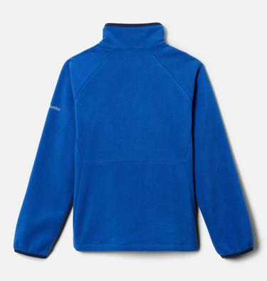 Youth Fast Trek IV Fleece Jacket, Color: Mountain Blue, Collegiate Navy, image 12