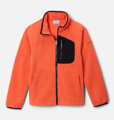 Youth Fast Trek IV Fleece Jacket, Color: Zing, Black, image 5