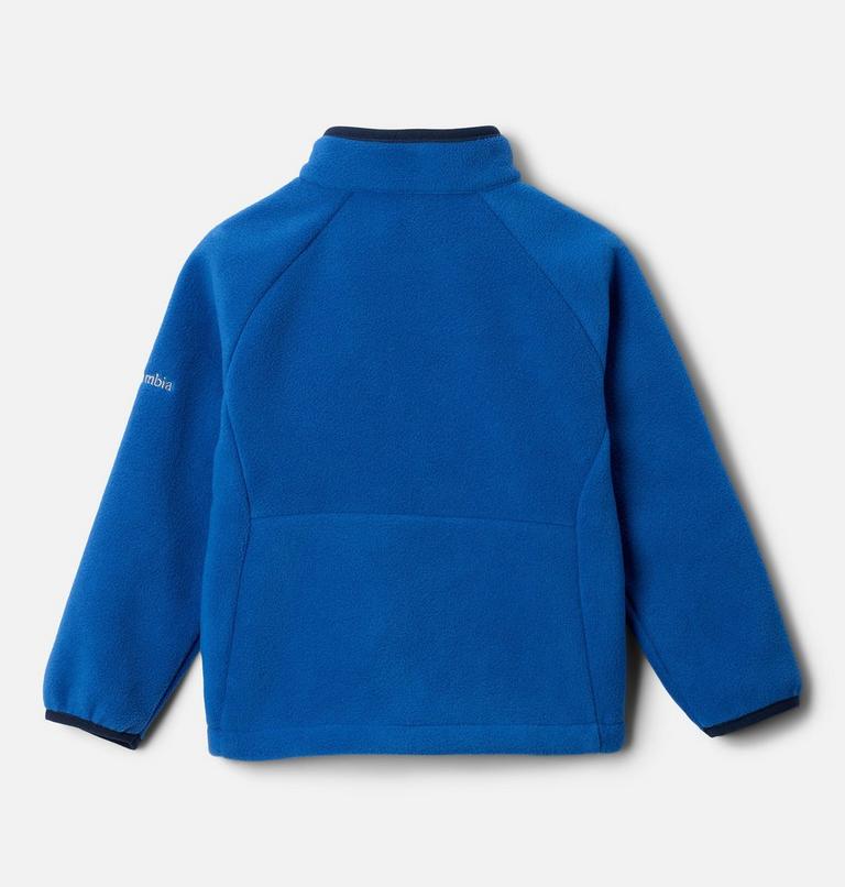 Toddler Fast Trek IV Fleece Jacket, Color: Mountain Blue, Collegiate Navy, image 2