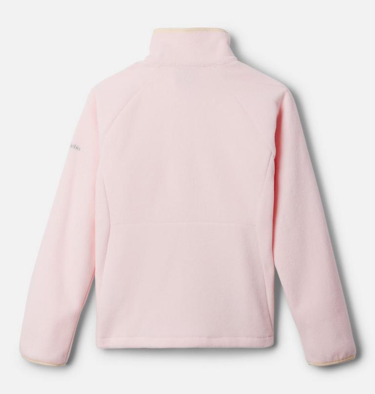 Chaqueta de forro polar Fast Trek para niños pequeños, Color: Satin Pink, Chalk, image 2