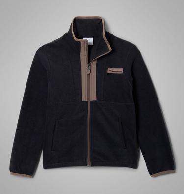 Kids' Back Bowl II Full Zip Fleece Jacket, Color: Black, Iron, image 11