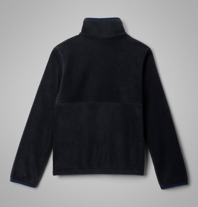 Kids' Back Bowl II Full Zip Fleece Jacket, Color: Black, Collegiate Navy, image 2