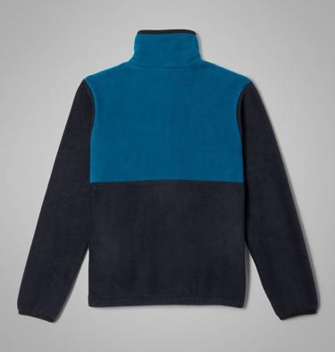 Kids' Back Bowl II Full Zip Fleece Jacket, Color: Black, Phoenix Blue, image 10