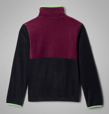 Kids' Back Bowl II Full Zip Fleece Jacket, Color: Black, Marionberry, Teal, image 6