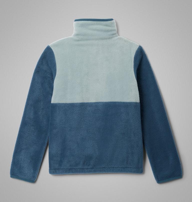Kids' Back Bowl II Full Zip Fleece Jacket, Color: Everblue, Crushed Blue, Neon Light, image 2