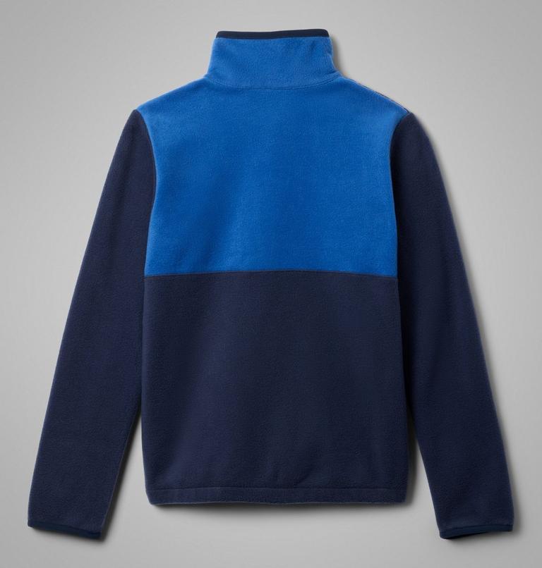Kids' Back Bowl II Full Zip Fleece Jacket, Color: Collegiate Navy, Mountain Blue, image 2