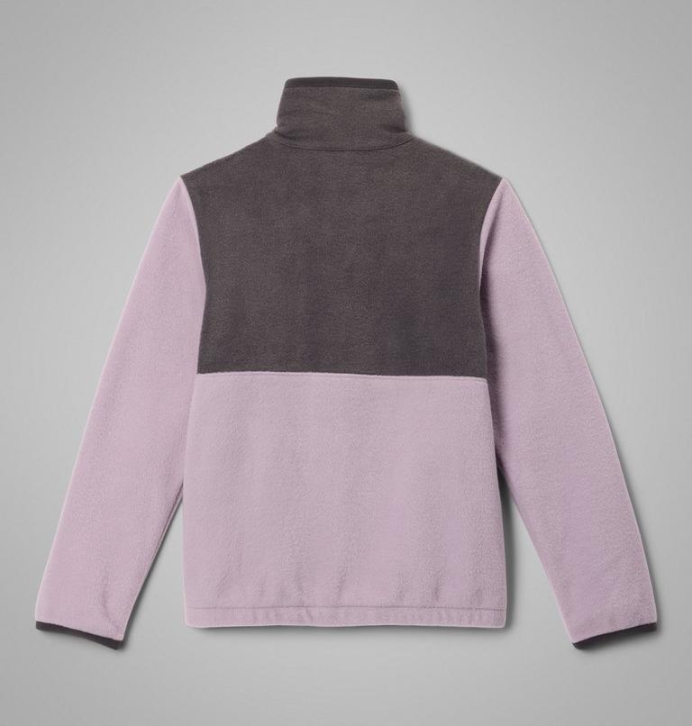 Kids' Back Bowl II Full Zip Fleece Jacket, Color: Shale Purple, Shark, Dark Stone, image 2