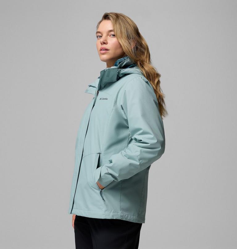 Women's Bugaboo III 3-in-1 Waterproof Jacket, Color: Crushed Blue, image 4