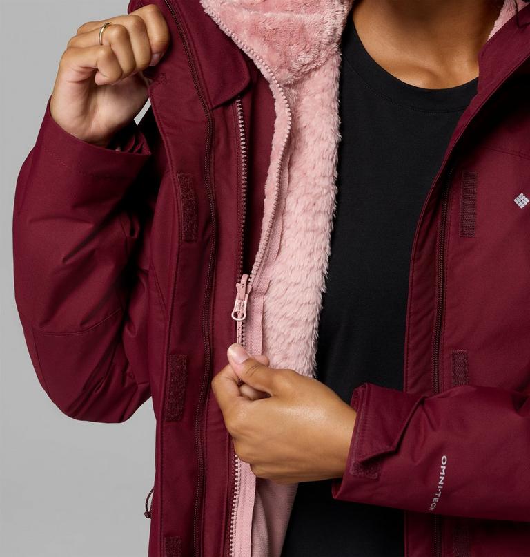 Women's Bugaboo III Fleece Interchange Jacket, Color: Rich Wine, image 8