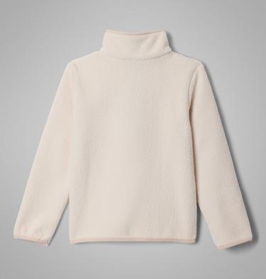 Youth Helvetia II Sherpa Half Snap Fleece, Color: Chalk, Black, image 8