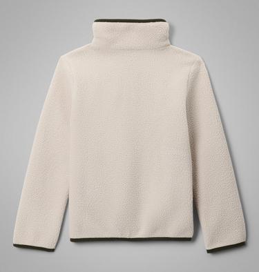 Youth Helvetia II Sherpa Half Snap Fleece, Color: Dark Stone, Stone Green, image 4