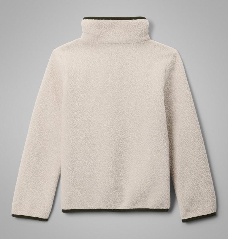 Youth Helvetia II Sherpa Half Snap Fleece, Color: Dark Stone, Stone Green, image 2