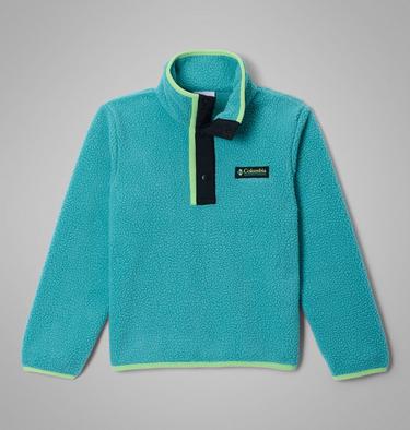 Helvetia II Sherpa Half Snap Fleece f&uuml;r Jugendliche, Color: Teal, Black, image 7