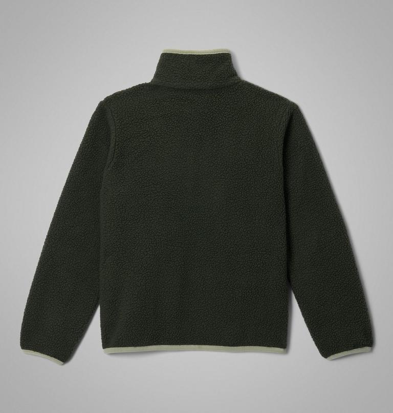 Helvetia II Sherpa Half Snap Fleece f&uuml;r Jugendliche, Color: Greenscape, Stone Green, image 2