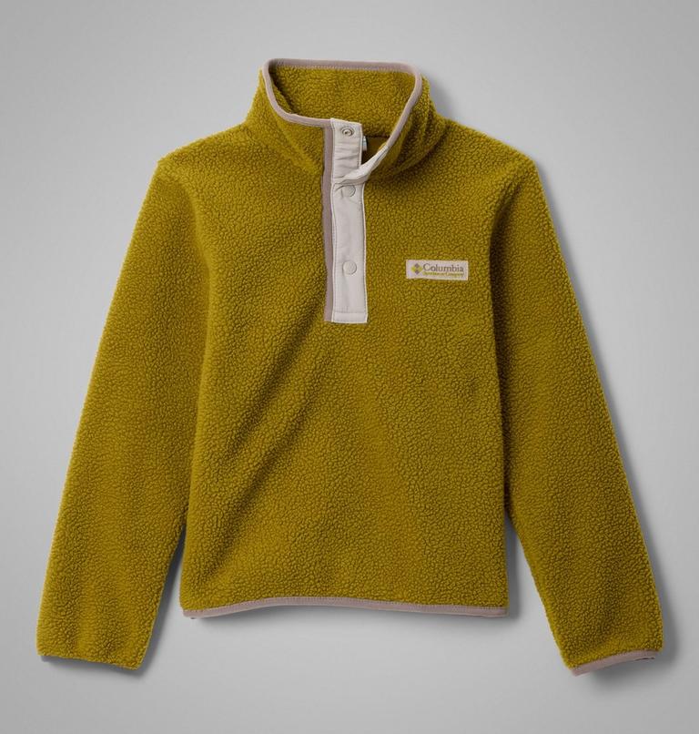 Helvetia II Half Snap Fleece, Color: Mossy Green, Flint Grey, image 1