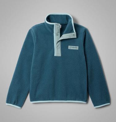 Helvetia II Half Snap Fleece, Color: Everblue, Crushed Blue, image 1