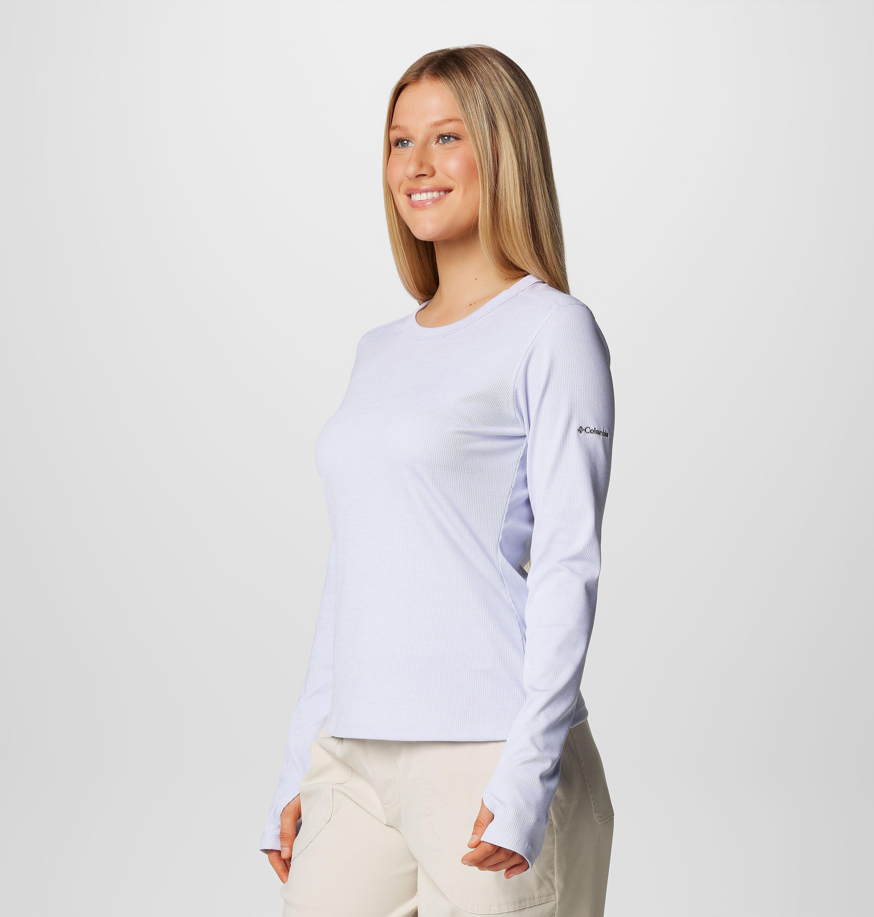 Women's Boundless Days Knit Crew Long Sleeve Shirt 5