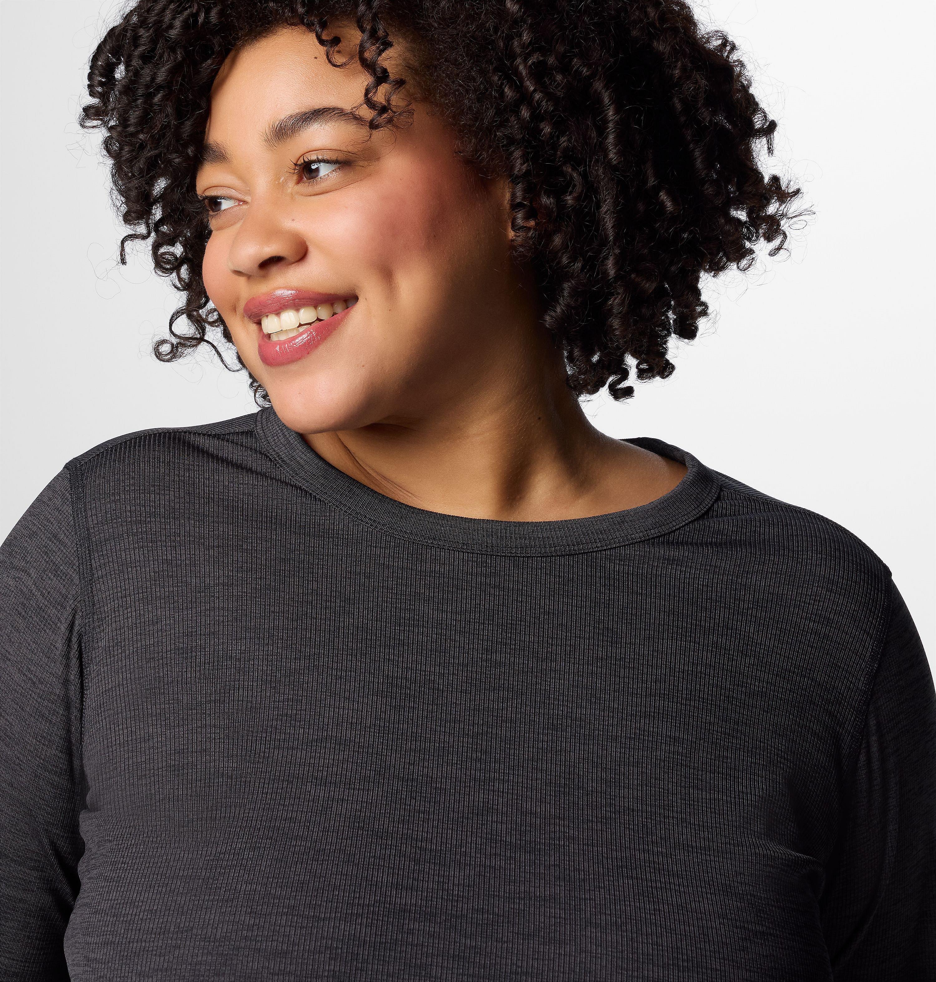 Women's Boundless Days Knit Crew Long Sleeve - Plus Size 5