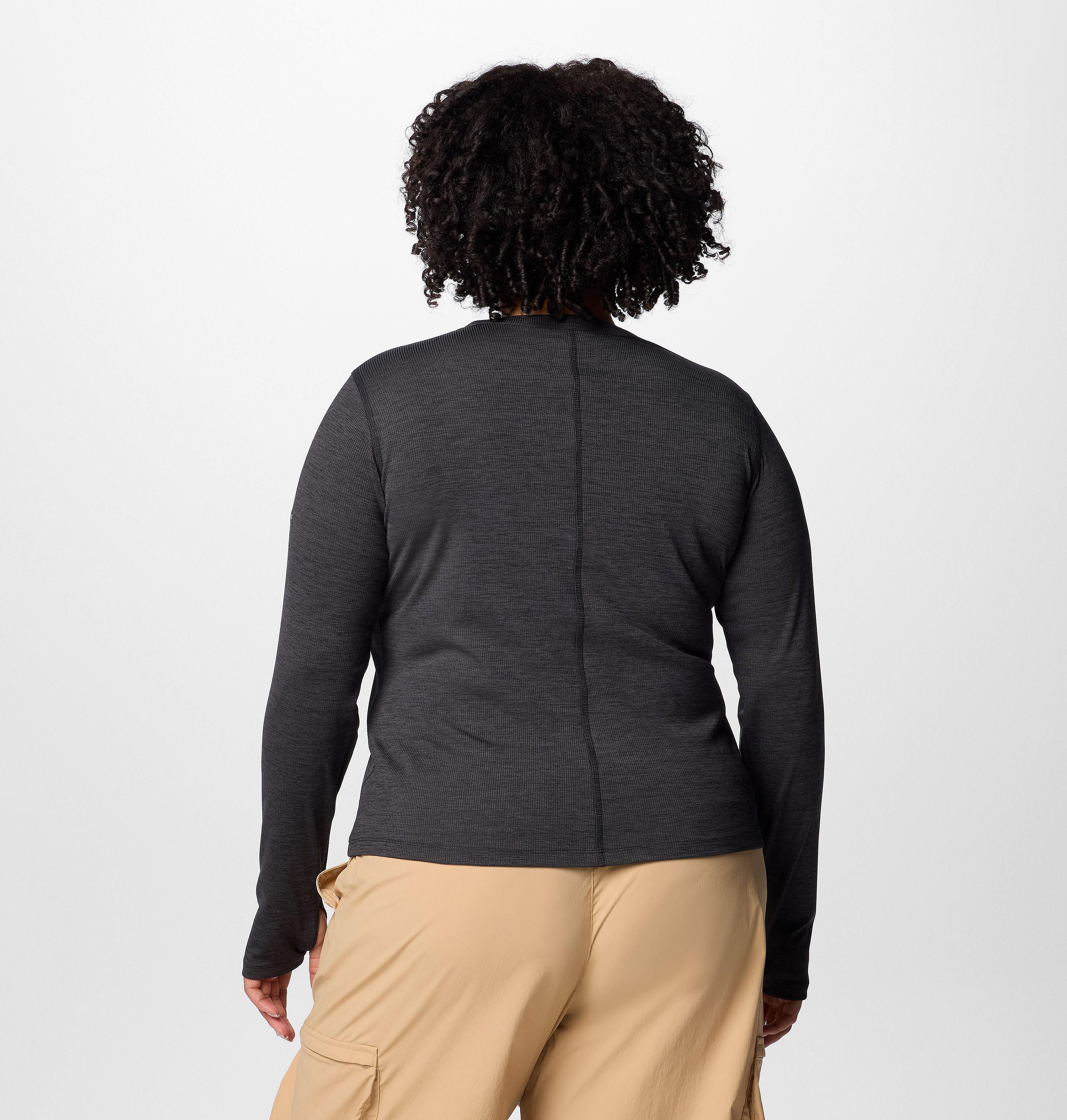 Women's Boundless Days Knit Crew Long Sleeve - Plus Size 2