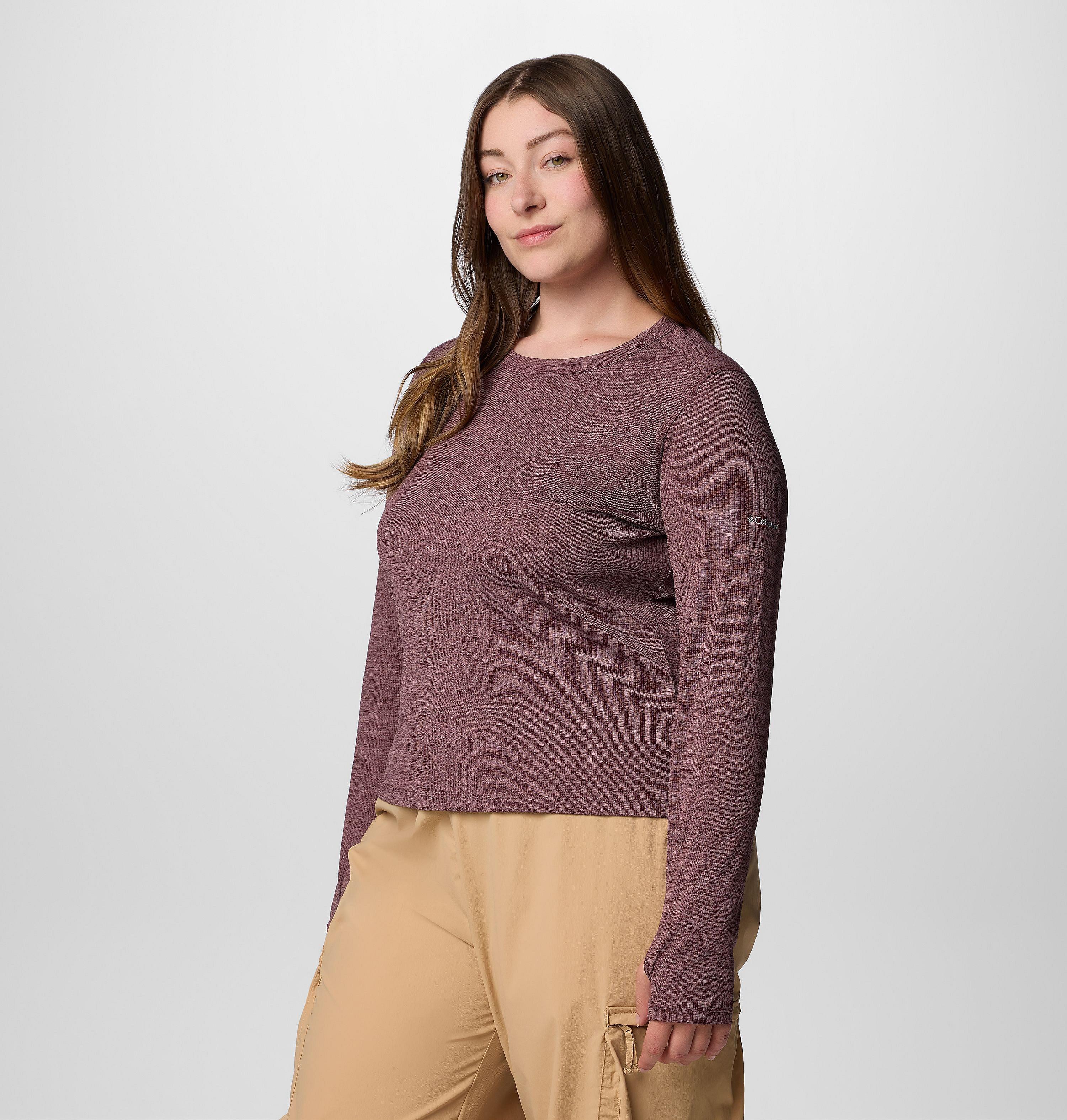 Women's Boundless Days Knit Crew Long Sleeve - Plus Size 4