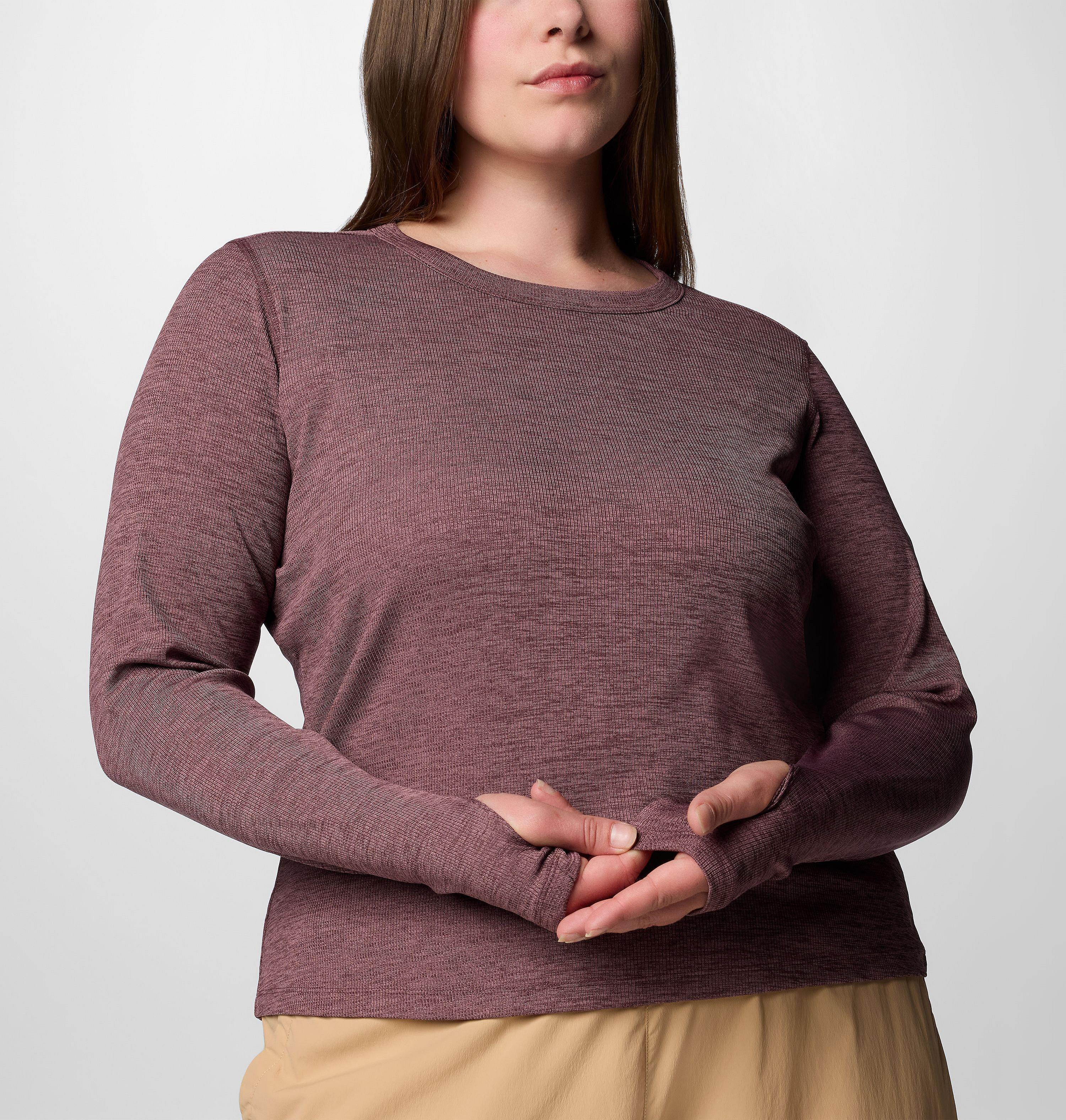 Women's Boundless Days Knit Crew Long Sleeve - Plus Size 6