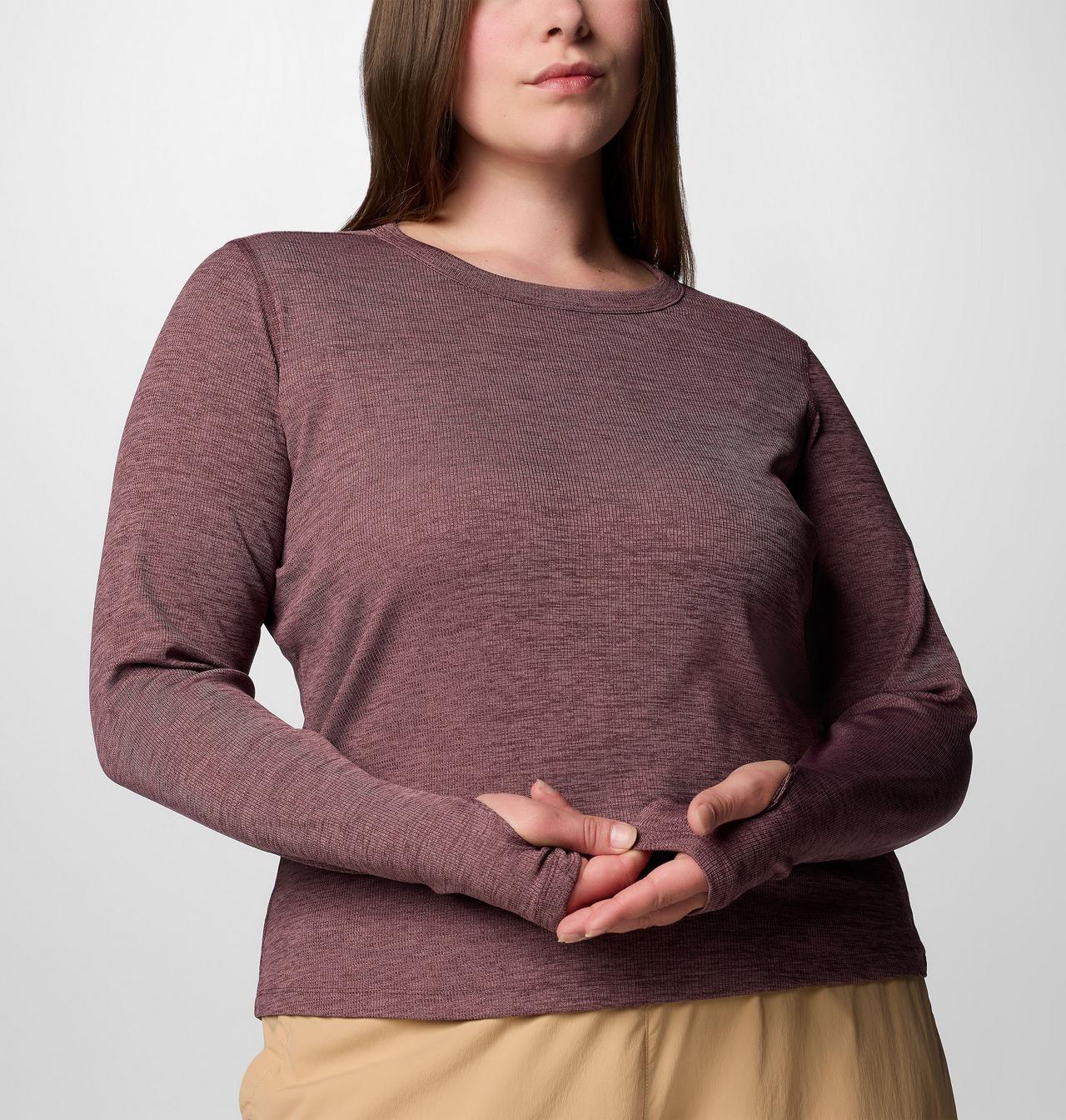 Women's Boundless™ Days Knit Crew Long Sleeve - Plus Size 6