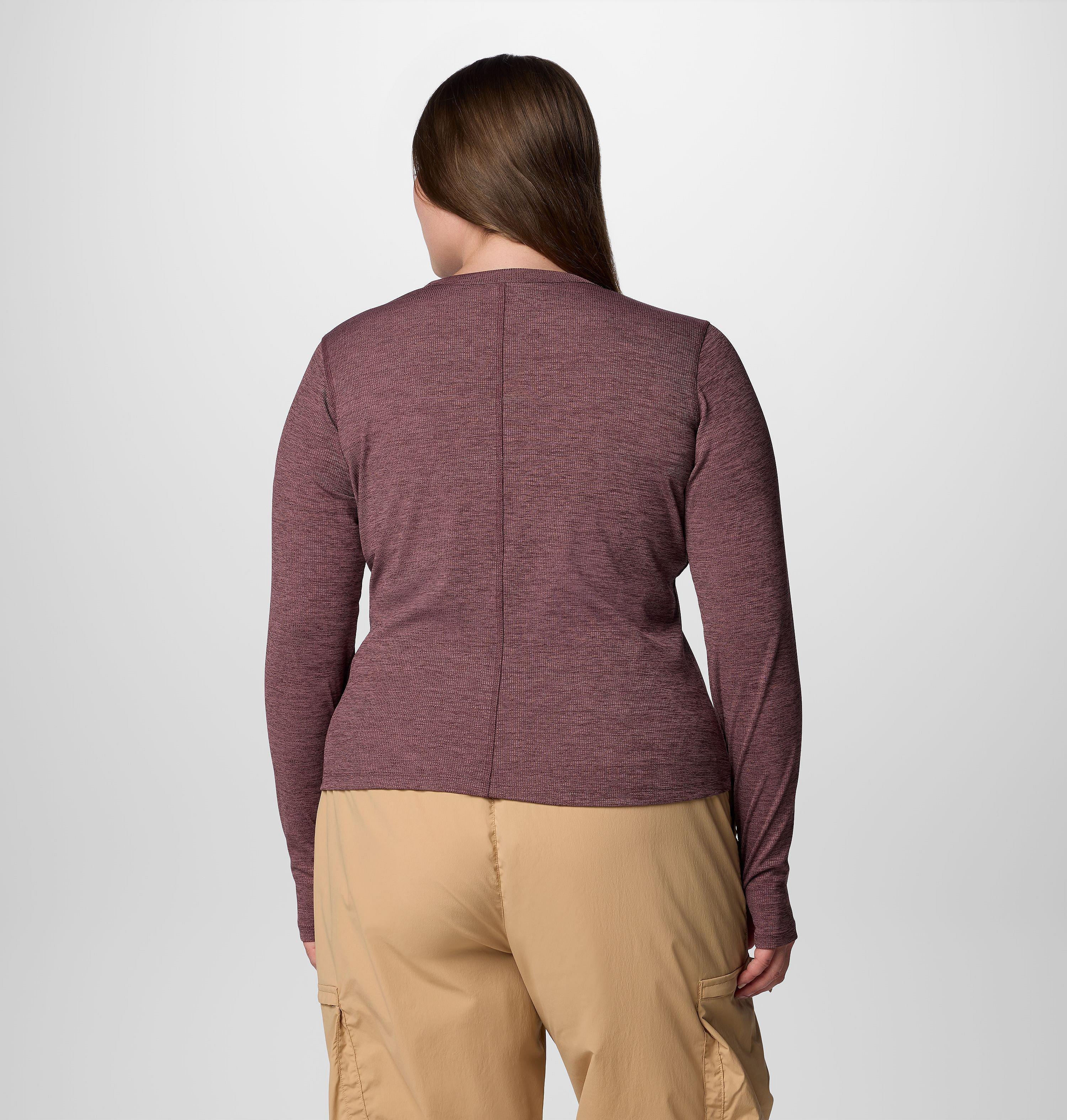 Women's Boundless Days Knit Crew Long Sleeve - Plus Size 2
