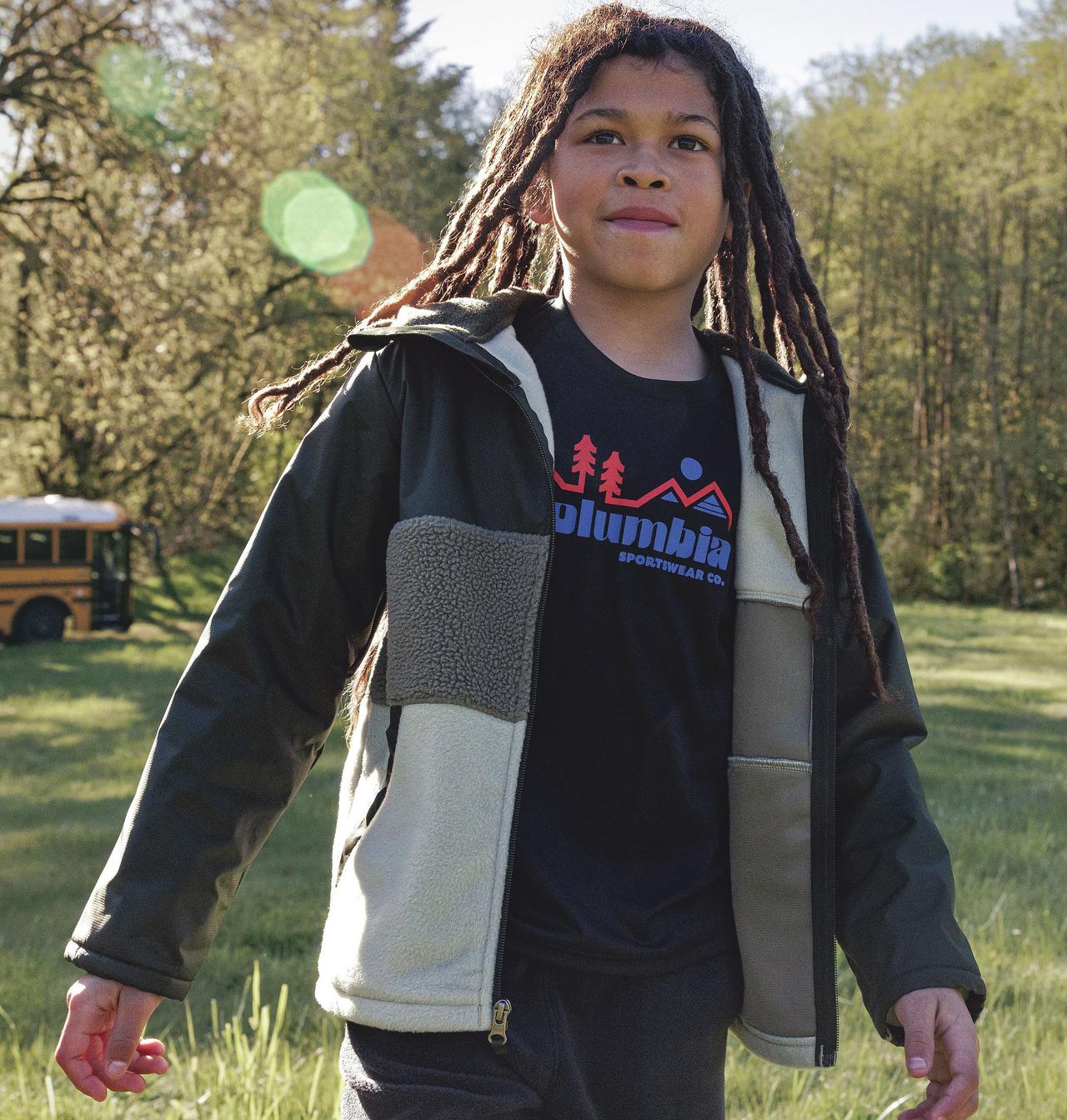 Boys' Steens Mtn™ II Novelty Hooded Fleece Jacket 4