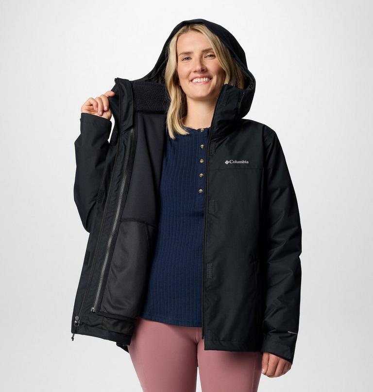 Chaqueta impermeable 3 en 1 Hikebound II para mujer, Color: Black, image 7