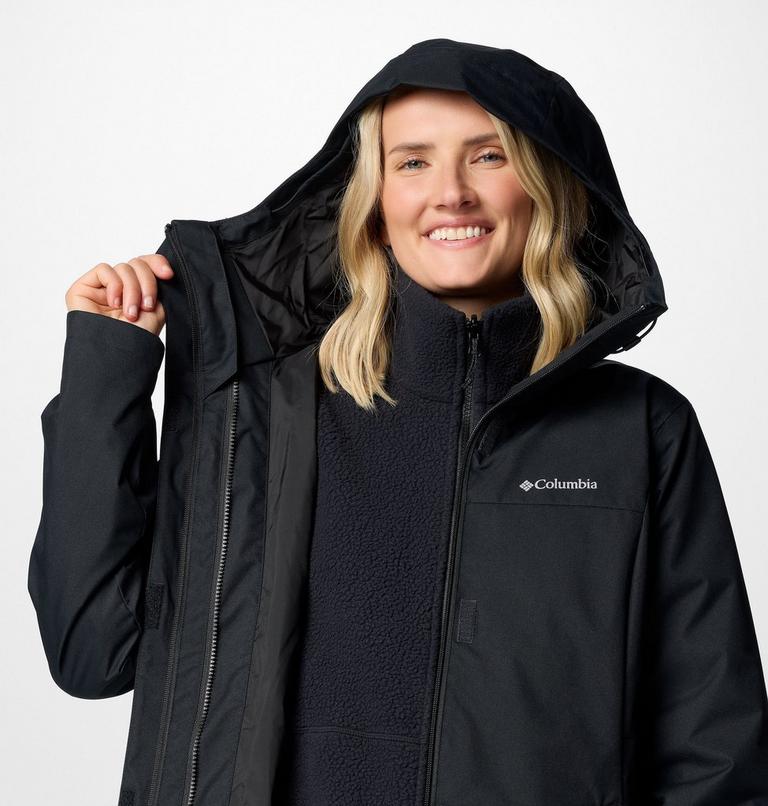 Chaqueta impermeable 3 en 1 Hikebound II para mujer, Color: Black, image 8