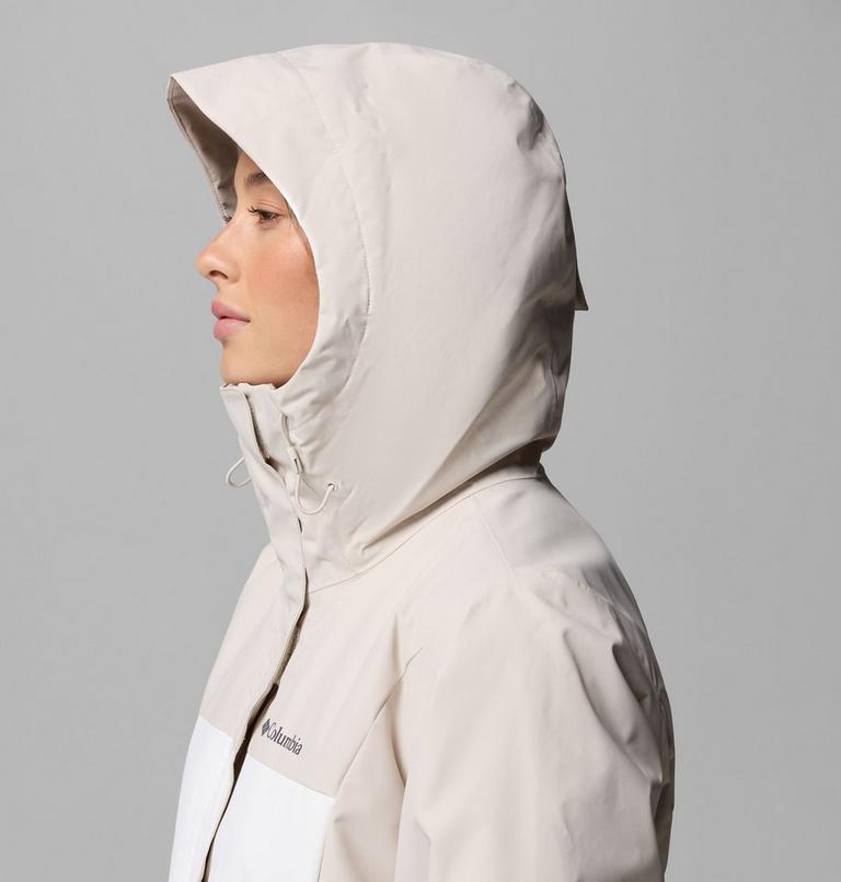 Women's Hikebound II Interchange Jacket, Color: Dark Stone, Sea Salt, image 10