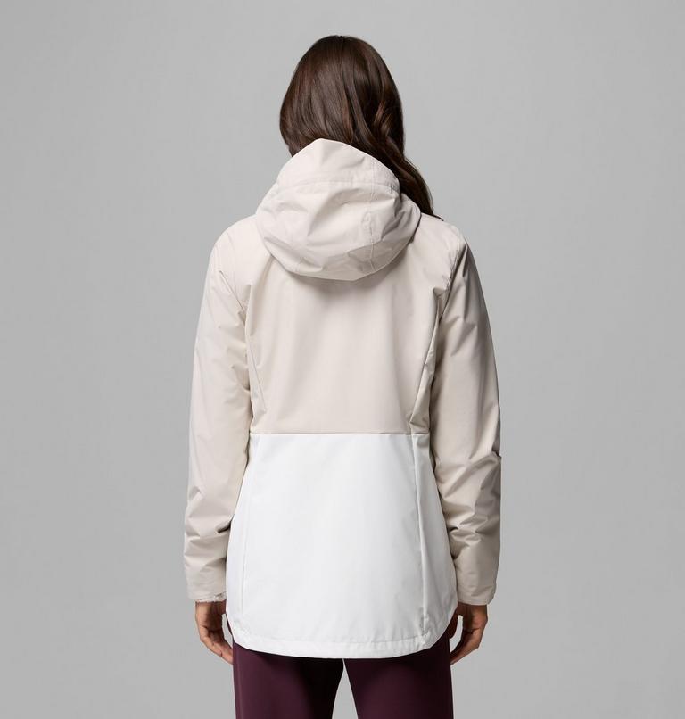 Women's Hikebound II Interchange Jacket, Color: Dark Stone, Sea Salt, image 3
