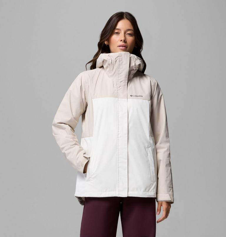 Women's Hikebound II Interchange Jacket, Color: Dark Stone, Sea Salt, image 1