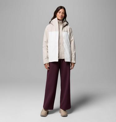 Women's Hikebound II Interchange Jacket, Color: Dark Stone, Sea Salt, image 6