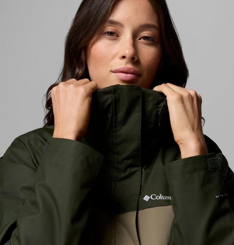 Women's Hikebound II Interchange Jacket, Color: Greenscape, Stone Green, image 9
