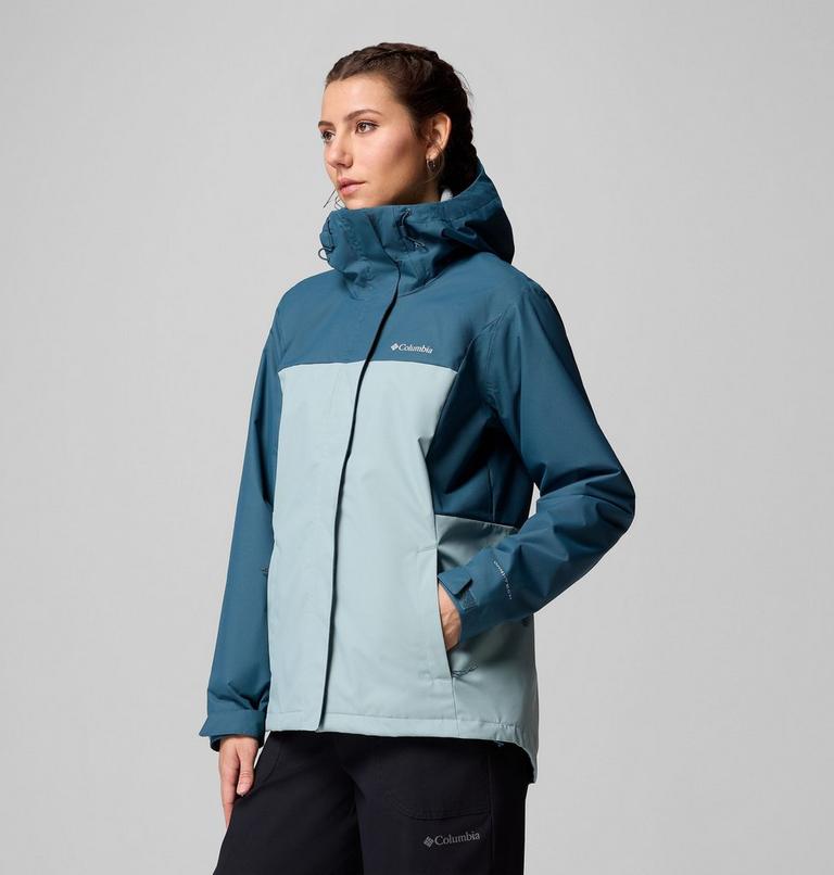 Women's Hikebound II 3-In-1 Waterproof Jacket, Color: Everblue, Crushed Blue, image 4