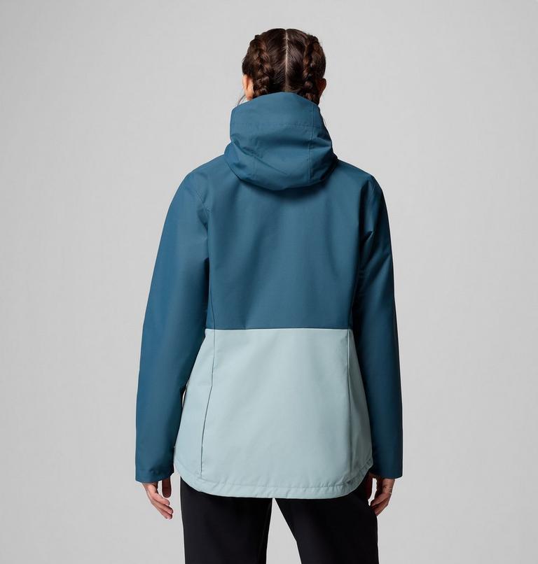 Women's Hikebound II 3-In-1 Waterproof Jacket, Color: Everblue, Crushed Blue, image 3