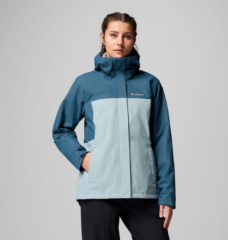Women's Hikebound II 3-In-1 Waterproof Jacket, Color: Everblue, Crushed Blue, image 1