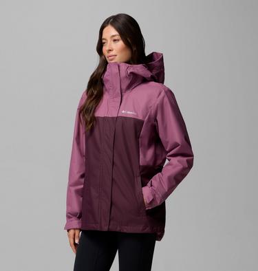 Women's Hikebound II 3-In-1 Waterproof Jacket, Color: Antique Mauve, Moonvista, image 4