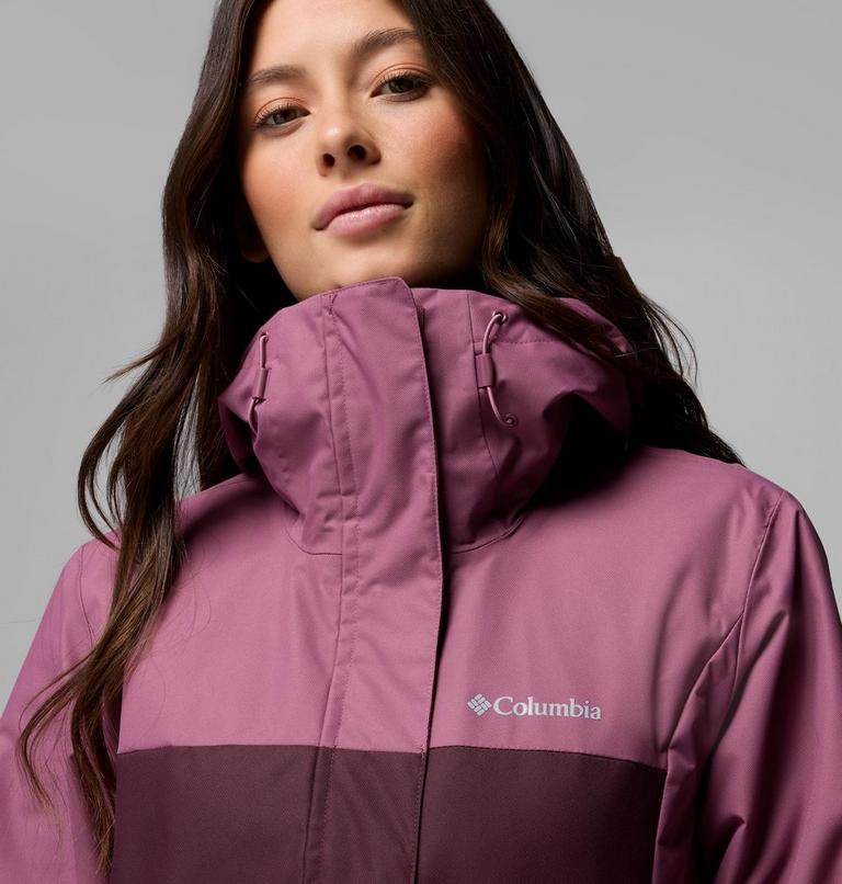 Women's Hikebound II 3-In-1 Waterproof Jacket, Color: Antique Mauve, Moonvista, image 8