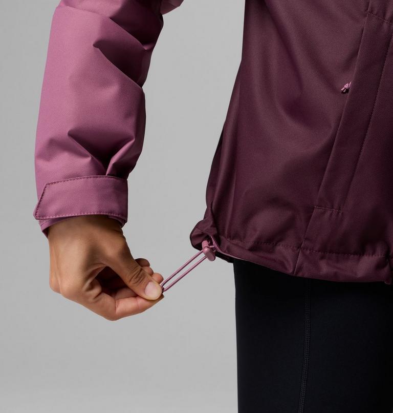 Women's Hikebound II 3-In-1 Waterproof Jacket, Color: Antique Mauve, Moonvista, image 10