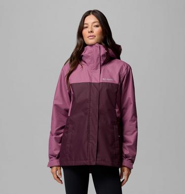Women's Hikebound II Interchange Jacket, Color: Antique Mauve, Moonvista, image 3